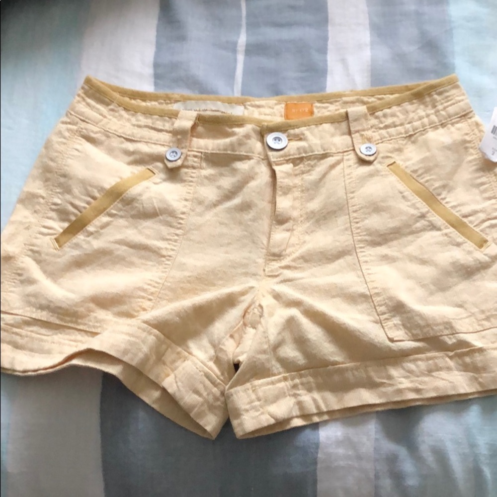Anthropologie Pilcro Linen shorts